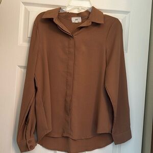 Brown blouse